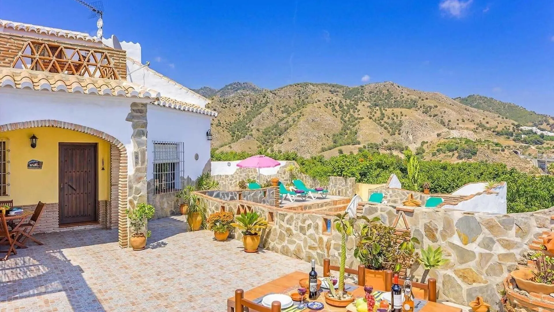 Ferienhaus Mit Privatpool Fuer 6 Personen Ca 140 Qm In Nerja, Andalusien Costa Del Sol Spain